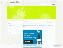 Tablet Screenshot of kiminmexicocity.wordpress.com