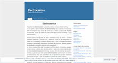Desktop Screenshot of electrocasniceonline.wordpress.com
