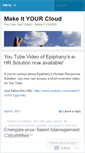 Mobile Screenshot of makeityourcloud.wordpress.com
