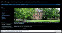 Desktop Screenshot of newhomesinwilliamsburgva.wordpress.com