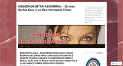 Desktop Screenshot of abdominalobesidade.wordpress.com