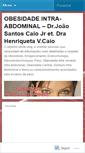 Mobile Screenshot of abdominalobesidade.wordpress.com