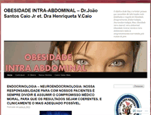 Tablet Screenshot of abdominalobesidade.wordpress.com