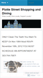 Mobile Screenshot of plattestreet.wordpress.com
