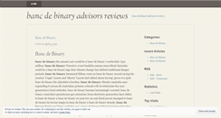 Desktop Screenshot of docs.bancdebinaryadvisorsreviews.wordpress.com