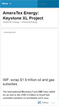 Mobile Screenshot of ameratexenergycompany.wordpress.com