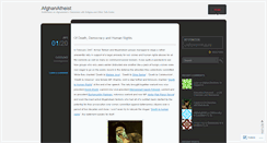 Desktop Screenshot of afghanatheist.wordpress.com