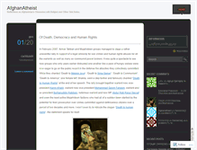 Tablet Screenshot of afghanatheist.wordpress.com