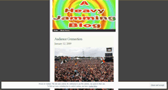 Desktop Screenshot of aheavyjammingblog.wordpress.com