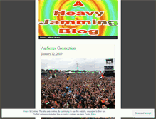 Tablet Screenshot of aheavyjammingblog.wordpress.com