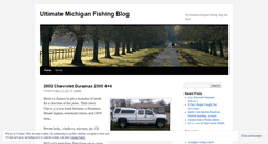 Desktop Screenshot of michiganfishingreport.wordpress.com