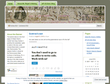 Tablet Screenshot of dlroyer.wordpress.com