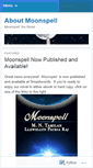 Mobile Screenshot of moonspellnovel.wordpress.com