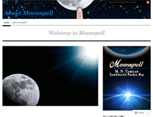 Tablet Screenshot of moonspellnovel.wordpress.com