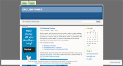 Desktop Screenshot of englishpower.wordpress.com
