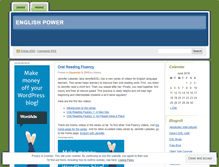Tablet Screenshot of englishpower.wordpress.com