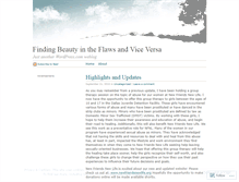 Tablet Screenshot of discoveringbeauty.wordpress.com