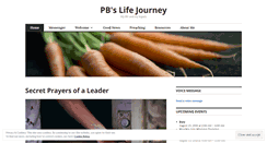 Desktop Screenshot of pblifejourney.wordpress.com