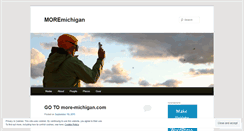 Desktop Screenshot of moremichigan.wordpress.com