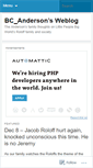 Mobile Screenshot of bcanderson.wordpress.com