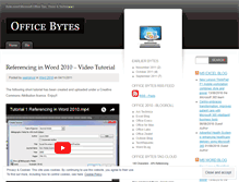 Tablet Screenshot of officebytes.wordpress.com