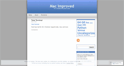 Desktop Screenshot of macimproved.wordpress.com