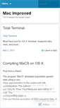 Mobile Screenshot of macimproved.wordpress.com