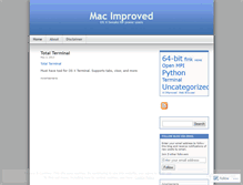 Tablet Screenshot of macimproved.wordpress.com