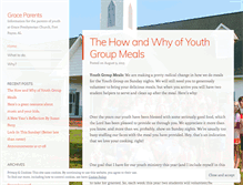 Tablet Screenshot of graceparents.wordpress.com