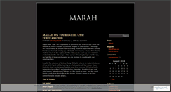 Desktop Screenshot of marahusa.wordpress.com