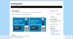 Desktop Screenshot of fundinggates.wordpress.com