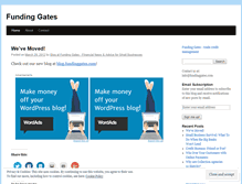 Tablet Screenshot of fundinggates.wordpress.com