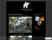 Tablet Screenshot of heritageadventures.wordpress.com