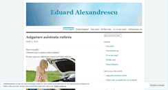 Desktop Screenshot of edyalexandrescu.wordpress.com