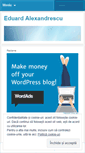 Mobile Screenshot of edyalexandrescu.wordpress.com