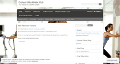 Desktop Screenshot of orchardhillsathleticclub.wordpress.com