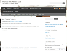 Tablet Screenshot of orchardhillsathleticclub.wordpress.com