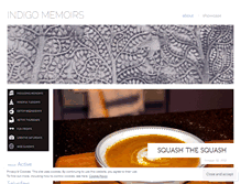 Tablet Screenshot of indigomemoirs.wordpress.com