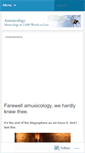 Mobile Screenshot of amusicology.wordpress.com