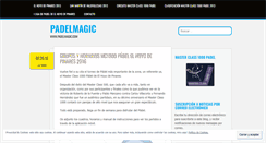 Desktop Screenshot of padelmagic.wordpress.com