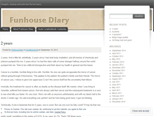 Tablet Screenshot of funhousediary.wordpress.com