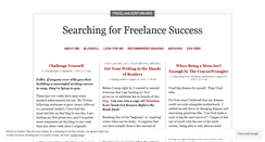 Desktop Screenshot of freelancerforhire.wordpress.com