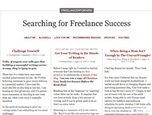 Tablet Screenshot of freelancerforhire.wordpress.com
