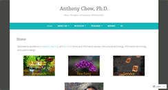 Desktop Screenshot of anthonyschow.wordpress.com