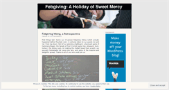 Desktop Screenshot of febgiving.wordpress.com