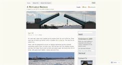 Desktop Screenshot of amovablebridge.wordpress.com