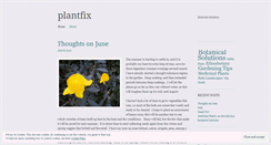 Desktop Screenshot of plantfix.wordpress.com