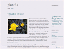 Tablet Screenshot of plantfix.wordpress.com