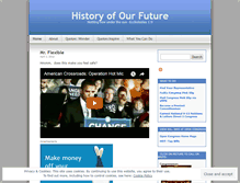 Tablet Screenshot of historyofourfuture.wordpress.com
