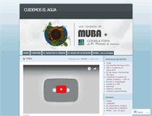 Tablet Screenshot of cuidemoselagua.wordpress.com